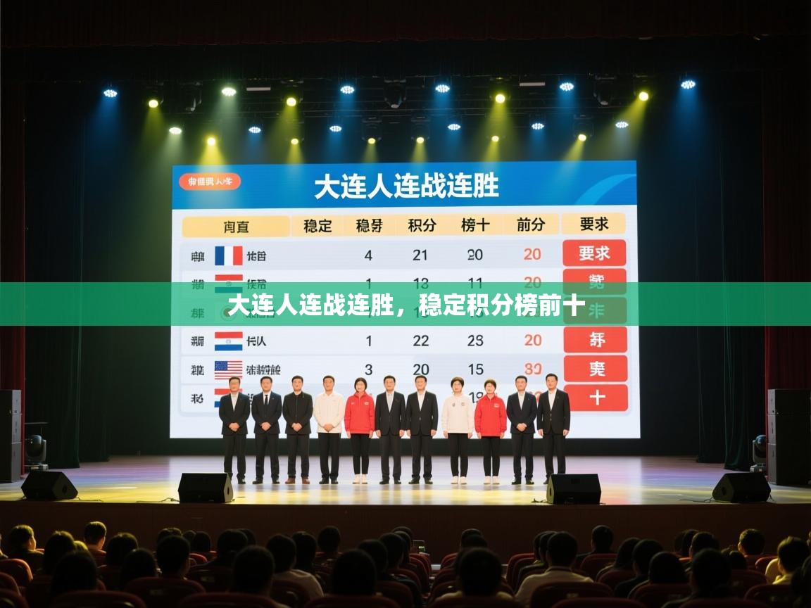 大连人连战连胜，稳定积分榜前十